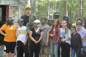 paintballing