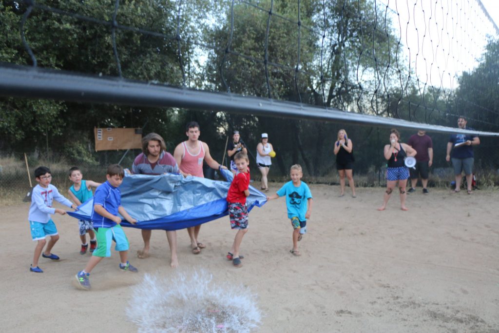 Water Balloon Volleyball Camp Gilgal Family