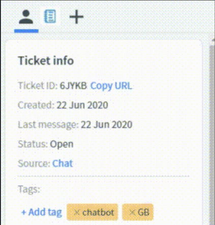 Tickets Chat Location